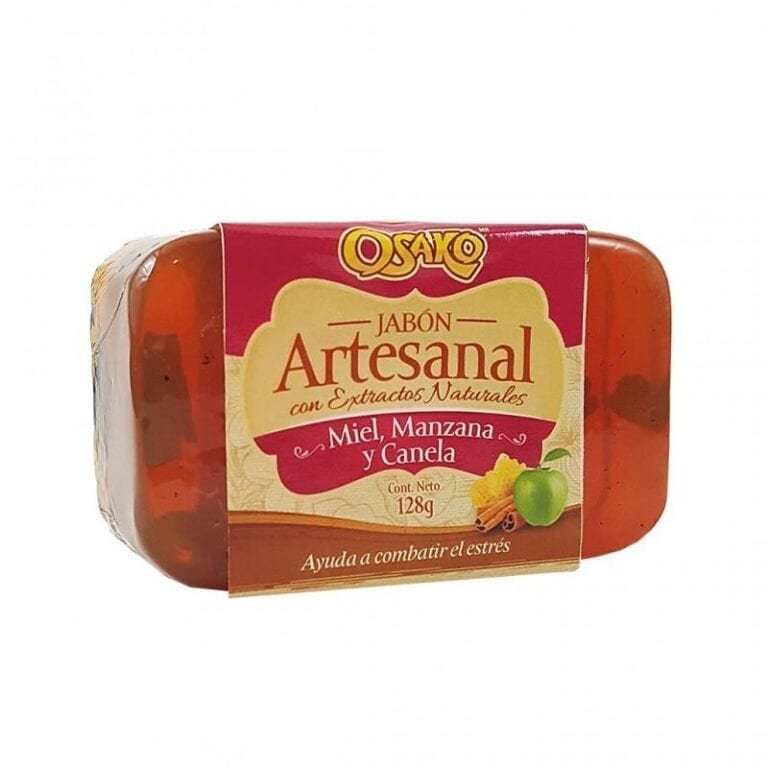 Jabón Artesanal Miel, Manzana y Canela 128g