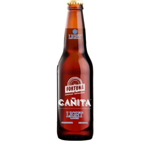 Cerveza Fortuna Cañita Light botella 355 ml