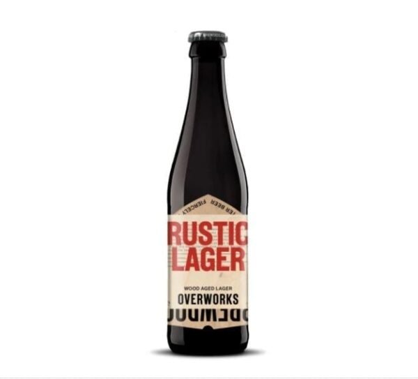 Cerveza OverWorks Rustic Lager botella 330 ml