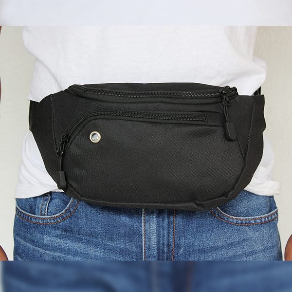 Cangurera RUNS negro para caballero – Handy Buy