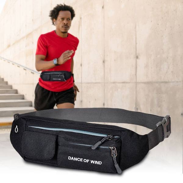 Cangurera HURRY negro para caballero - Handy Buy