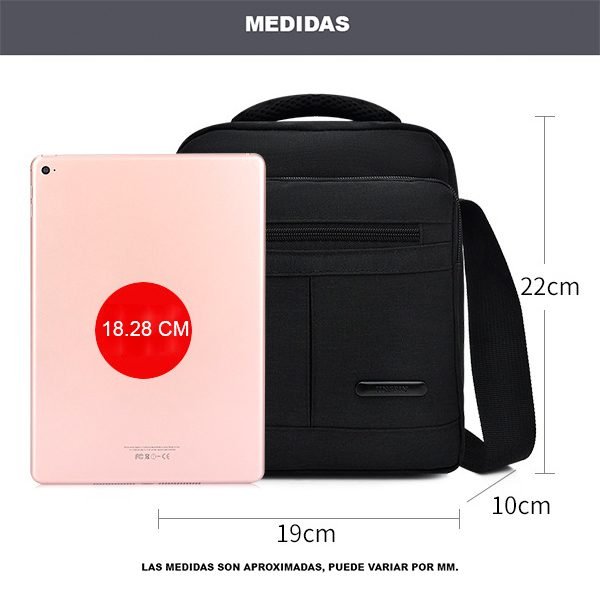 Mariconera CURT negro para caballero - Handy Buy