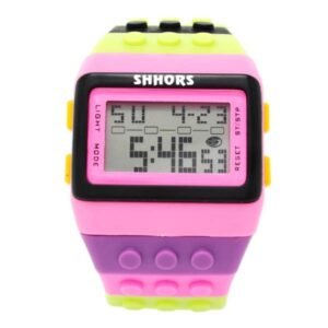 Reloj Bloque Digital rosa XG016