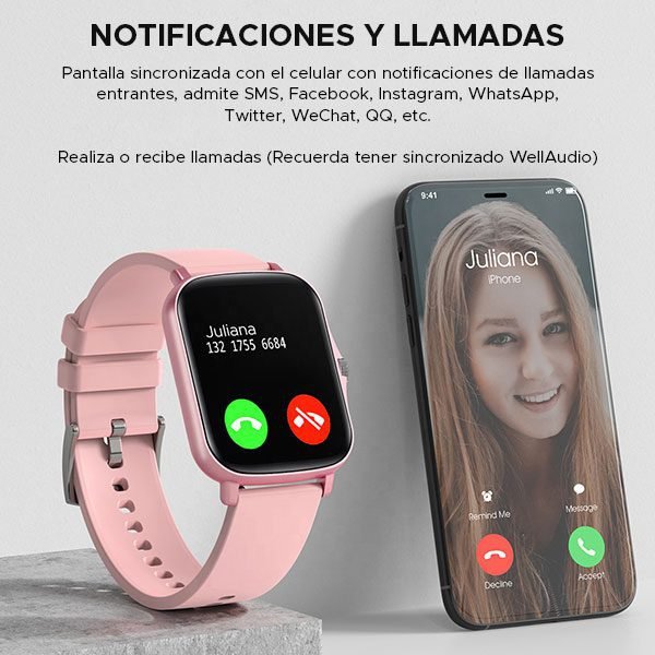Smartwatch EIRA rosa